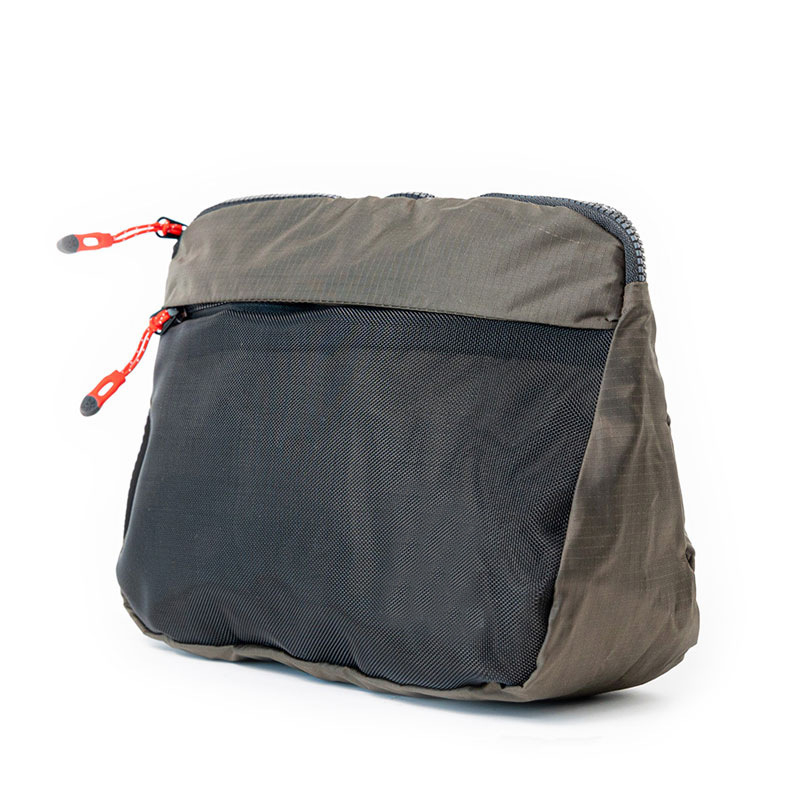 Taštička na hygienu – japonský štýl, ultraľahká, nepremokavá nylonová, trojuholníkové sieťové vrecko, vhodná pre vonkajšie cesty