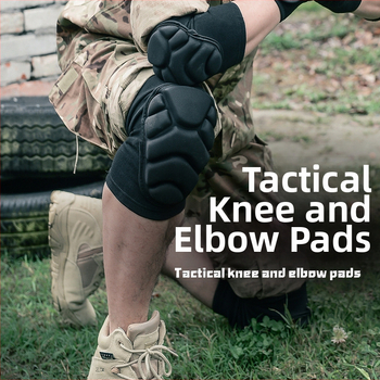 Sada chráničov kolien a lakťov na tréning – hrubšie polstrovanie, protišmykové, proti kolíziám, z polyesterového vlákna, pre mužov aj ženy