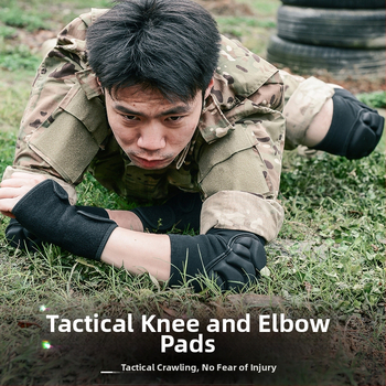 Sada chráničov kolien a lakťov na tréning – hrubšie polstrovanie, protišmykové, proti kolíziám, z polyesterového vlákna, pre mužov aj ženy