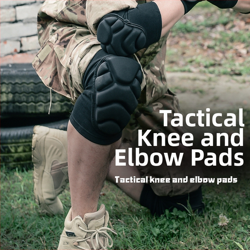 Sada chráničov kolien a lakťov na tréning – hrubšie polstrovanie, protišmykové, proti kolíziám, z polyesterového vlákna, pre mužov aj ženy