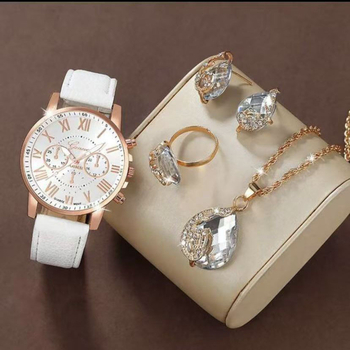 Ženski kvarcni sat s Seagull pokretom, kućište od legure, remen od lažne kože, kopča od nehrđajućeg čelika