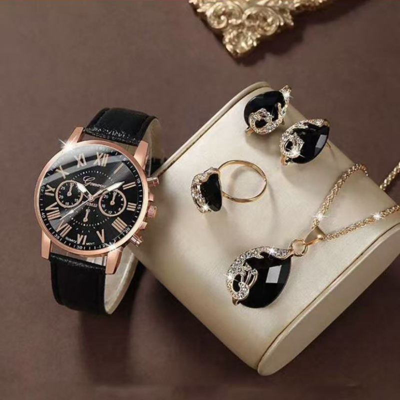 Ženski kvarcni sat s Seagull pokretom, kućište od legure, remen od lažne kože, kopča od nehrđajućeg čelika