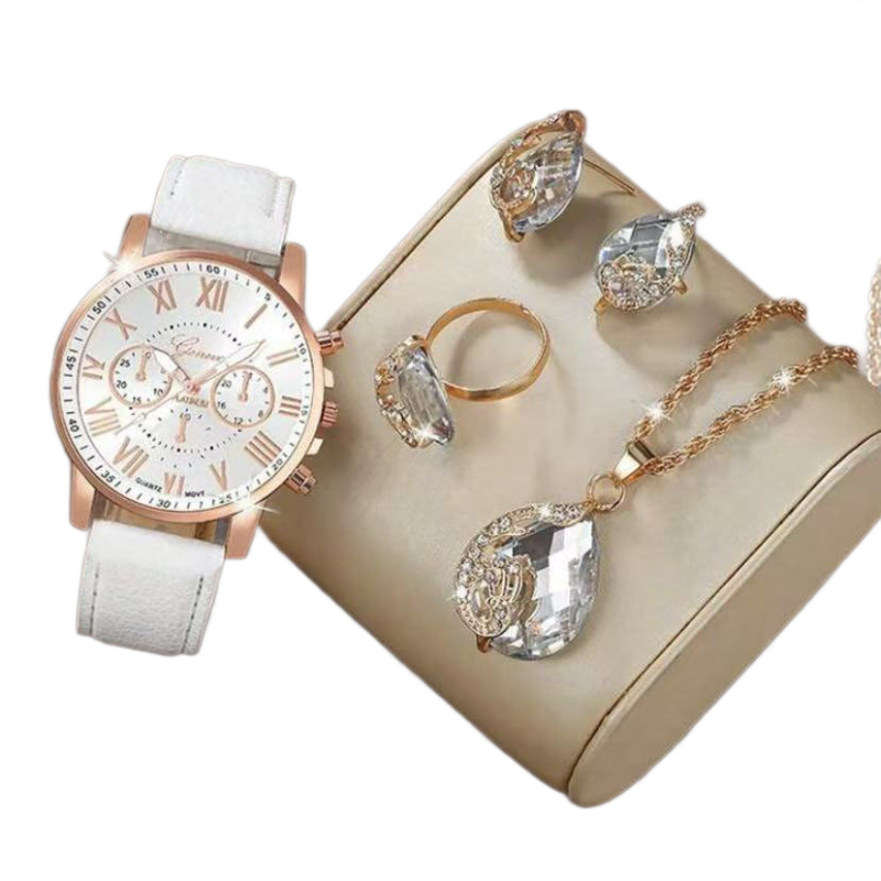 Ženski kvarcni sat s Seagull pokretom, kućište od legure, remen od lažne kože, kopča od nehrđajućeg čelika