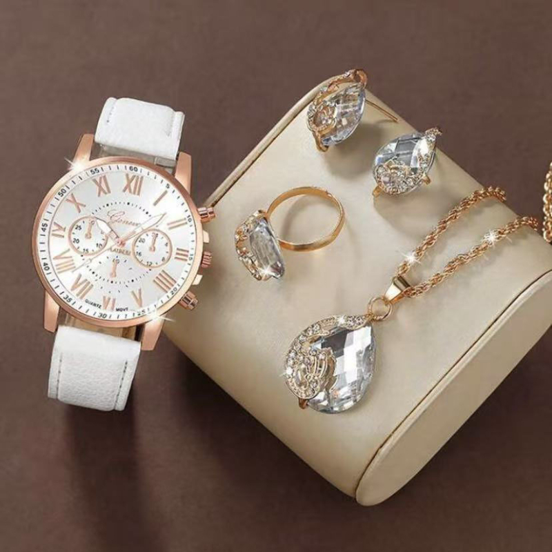 Ženski kvarcni sat s Seagull pokretom, kućište od legure, remen od lažne kože, kopča od nehrđajućeg čelika