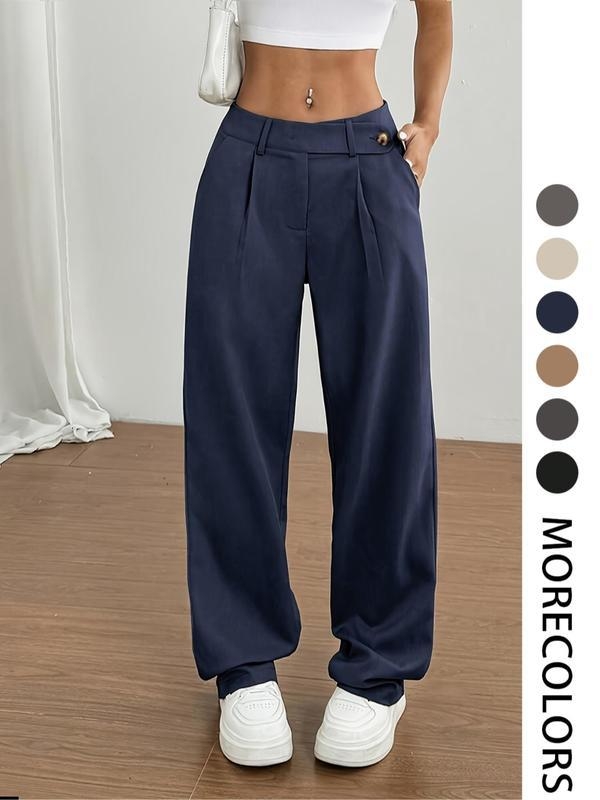 Ženske casual hlače ravnog kroja s visokim strukom, bambusovo vlakno i krzno zeca, visoka elastičnost