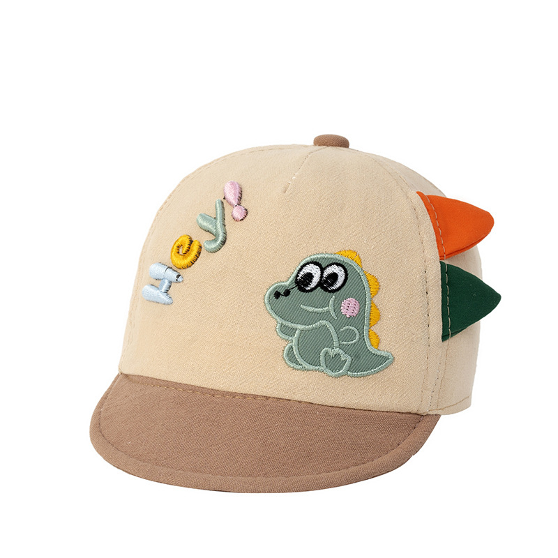 Dječja kapa s kačjim jezikom, prozračni poli-pamučni materijal, kratka rubnica, okrugla kruna