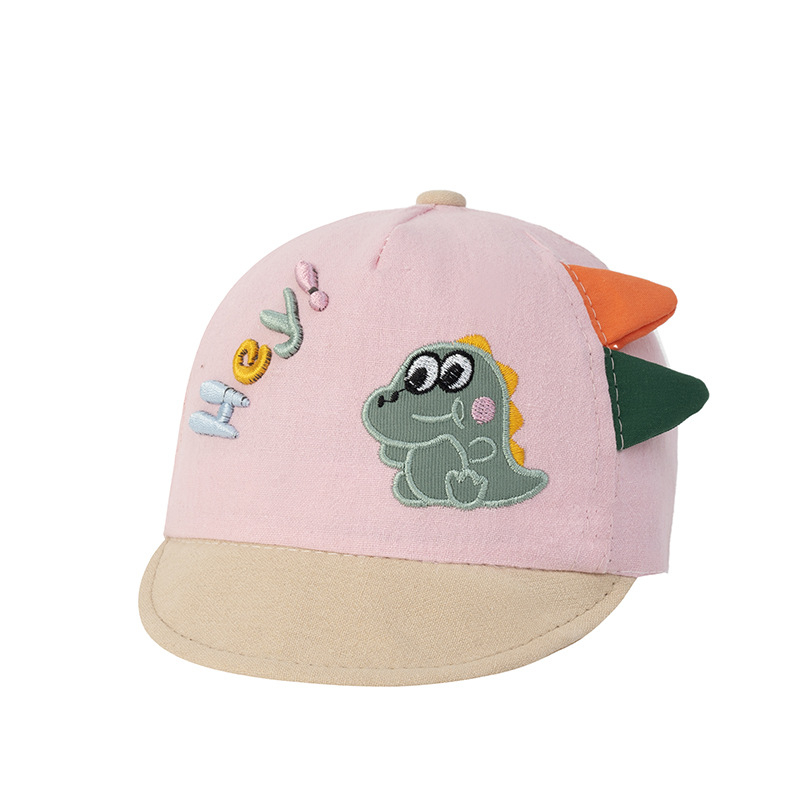 Dječja kapa s kačjim jezikom, prozračni poli-pamučni materijal, kratka rubnica, okrugla kruna