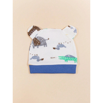 Detská čiapka s uškami - zamatový materiál; zapínanie s rolovacou sponou; spona z PVC; ručne vyrobené korálkami; číslo produktu sh114524934