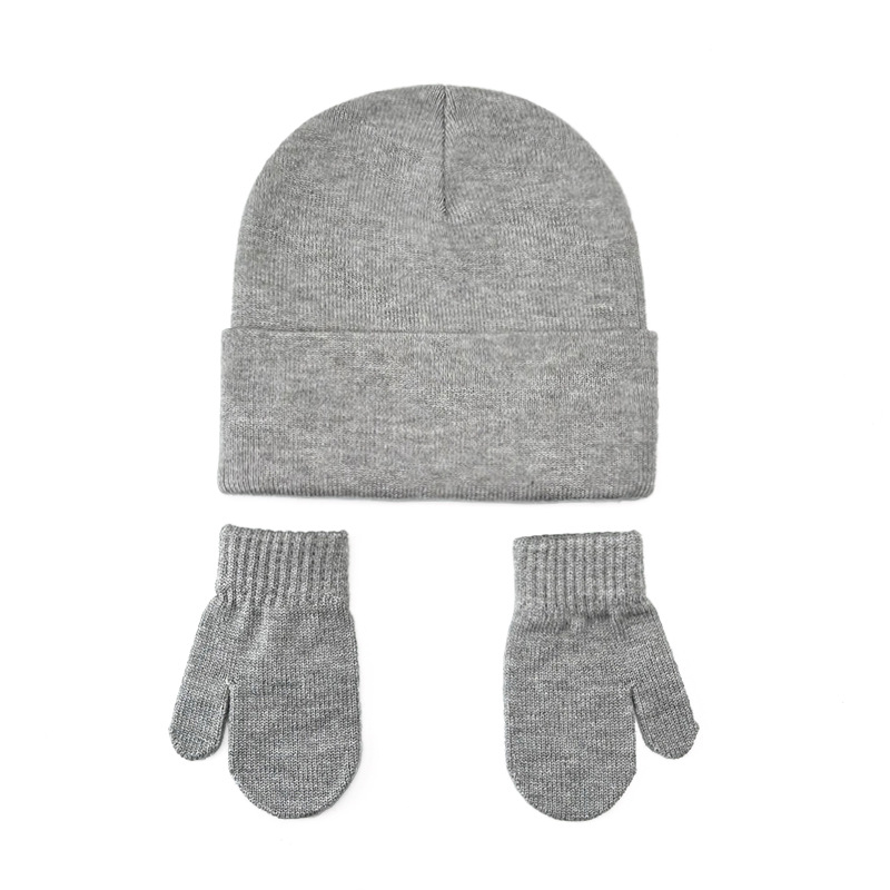 Set pletene kape i rukavica za djecu – žakardni uzorak, zimsko razdoblje, core-spun vlakno, dobno raspon 0–6 mj do 4–6 godina