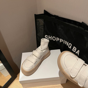 Ženske platnene tenisice s Velcro zatvaračem, gumom na potplati, niski kroj, latex ulošak