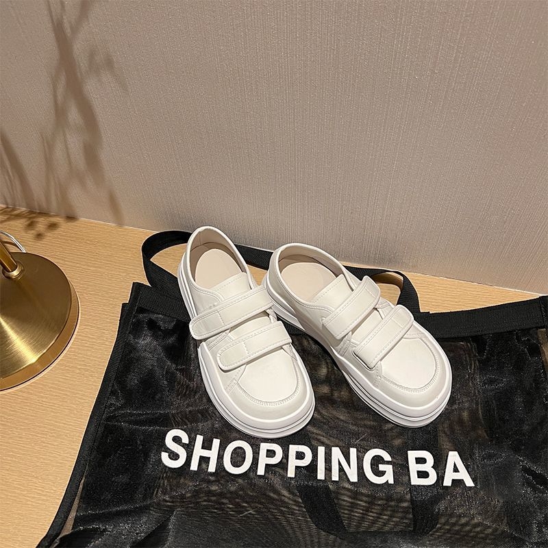 Ženske platnene tenisice s Velcro zatvaračem, gumom na potplati, niski kroj, latex ulošak