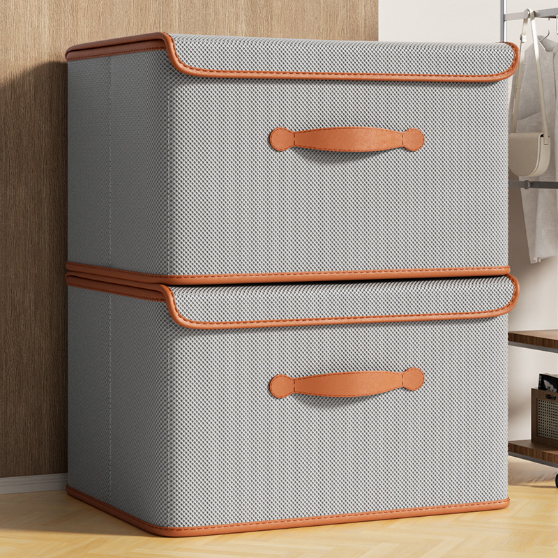 Kutija za odlaganje odjeće s pokrovom protiv prašine, sklopiva, 85L