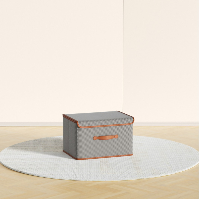 Kutija za odlaganje odjeće s pokrovom protiv prašine, sklopiva, 85L