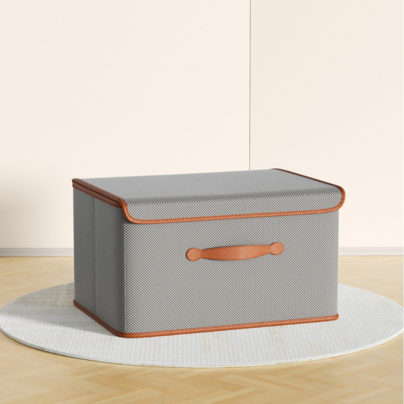 Kutija za odlaganje odjeće s pokrovom protiv prašine, sklopiva, 85L