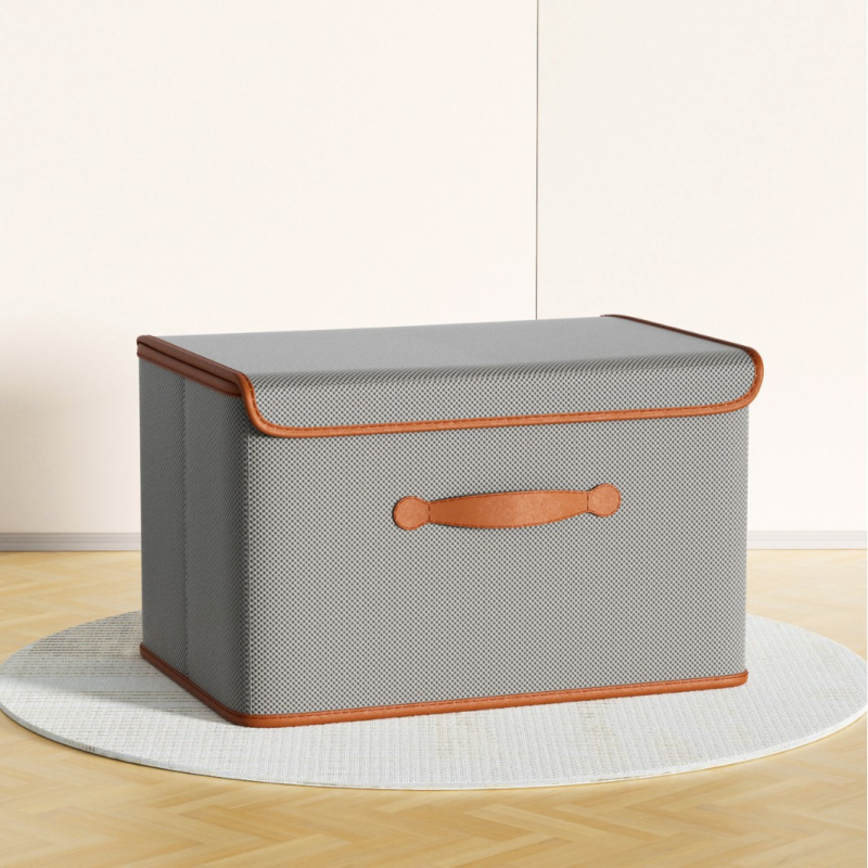 Kutija za odlaganje odjeće s pokrovom protiv prašine, sklopiva, 85L