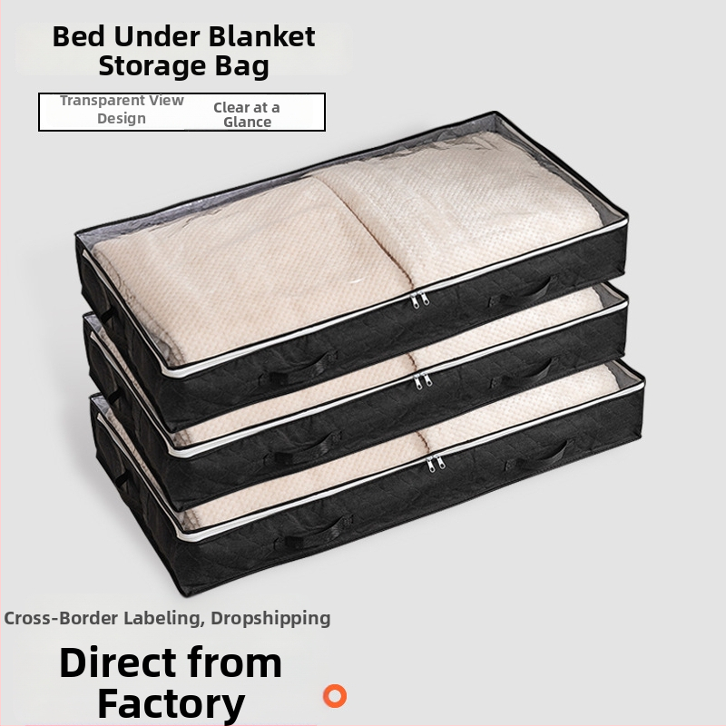 Pod posteľou úložná taška na prikrývky a oblečenie, skladacia a prenosná, prachu odolná