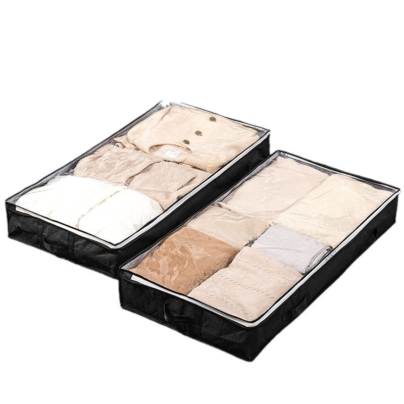 Torba za pohranu ispod kreveta od netkanog materijala, za pokrivače i odjeću, sklopiva i prijenosna, otporna na prašinu