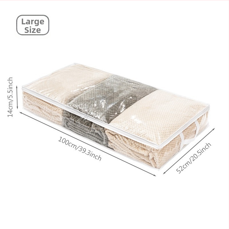 Pod posteľou úložná taška na prikrývky a oblečenie, skladacia a prenosná, prachu odolná