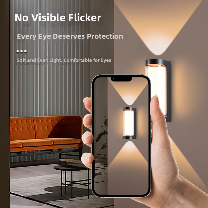 LED lauko sieninė lemputė su aliuminio korpusu, IP65, 900 lm, 12/16/24 W, 3000/4000/6000 K