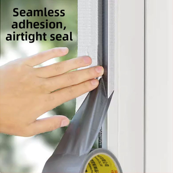 Vetruodolná páska na dvere a okná – PET materiál, šírka 5 cm, dĺžka 5-50 m, lepidlo na báze gumy, vysoká viskozita