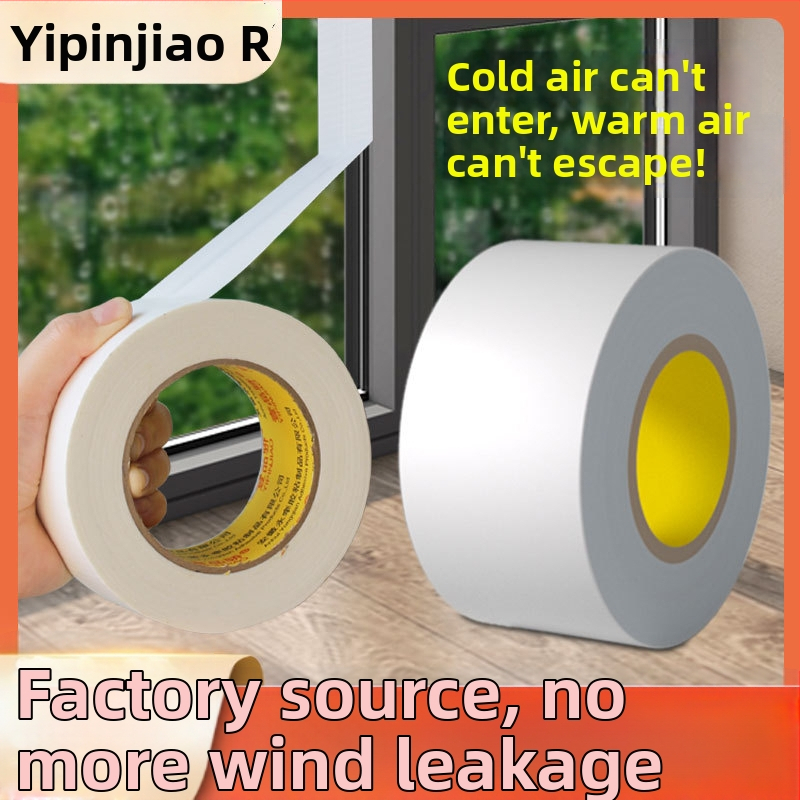 Vetruodolná páska na dvere a okná – PET materiál, šírka 5 cm, dĺžka 5-50 m, lepidlo na báze gumy, vysoká viskozita