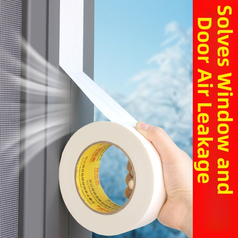 Vetruodolná páska na dvere a okná – PET materiál, šírka 5 cm, dĺžka 5-50 m, lepidlo na báze gumy, vysoká viskozita