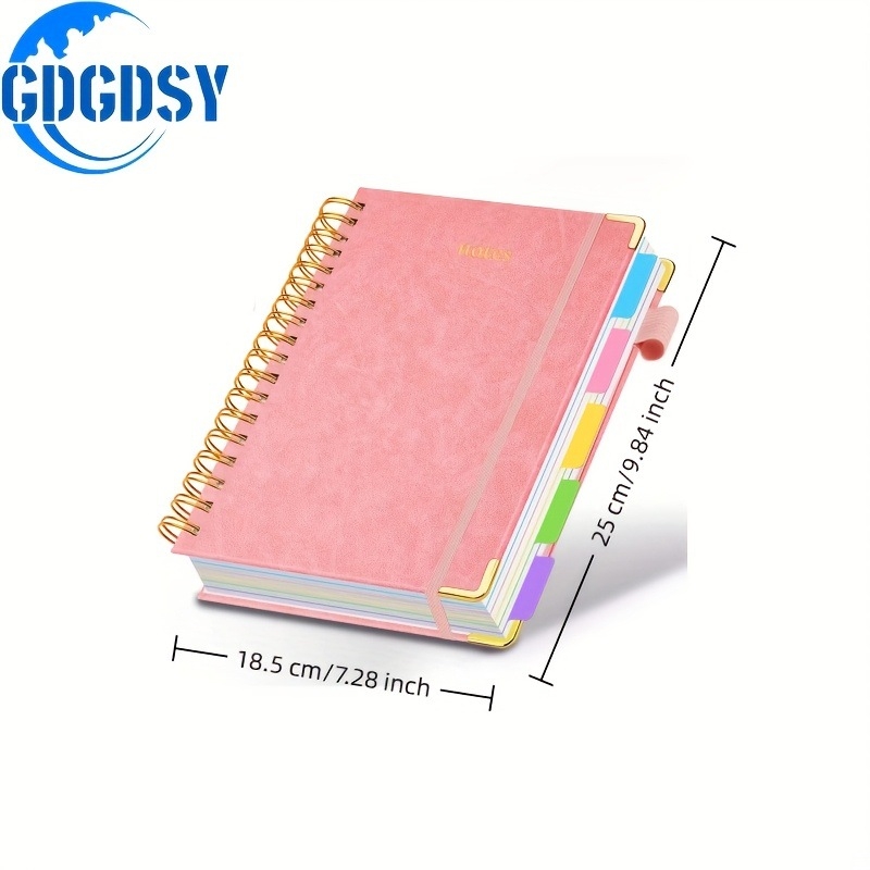 Tvrdý spirálový zošit s papierovými etiketami a Post-it poznámkami, model jd601101150461139; Materiál: papier; Prispôsobenie: Áno; Cezhraničný export exkluzívny dodávateľ: Áno