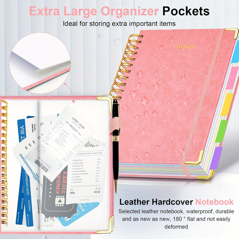 Tvrdý spirálový zošit s papierovými etiketami a Post-it poznámkami, model jd601101150461139; Materiál: papier; Prispôsobenie: Áno; Cezhraničný export exkluzívny dodávateľ: Áno