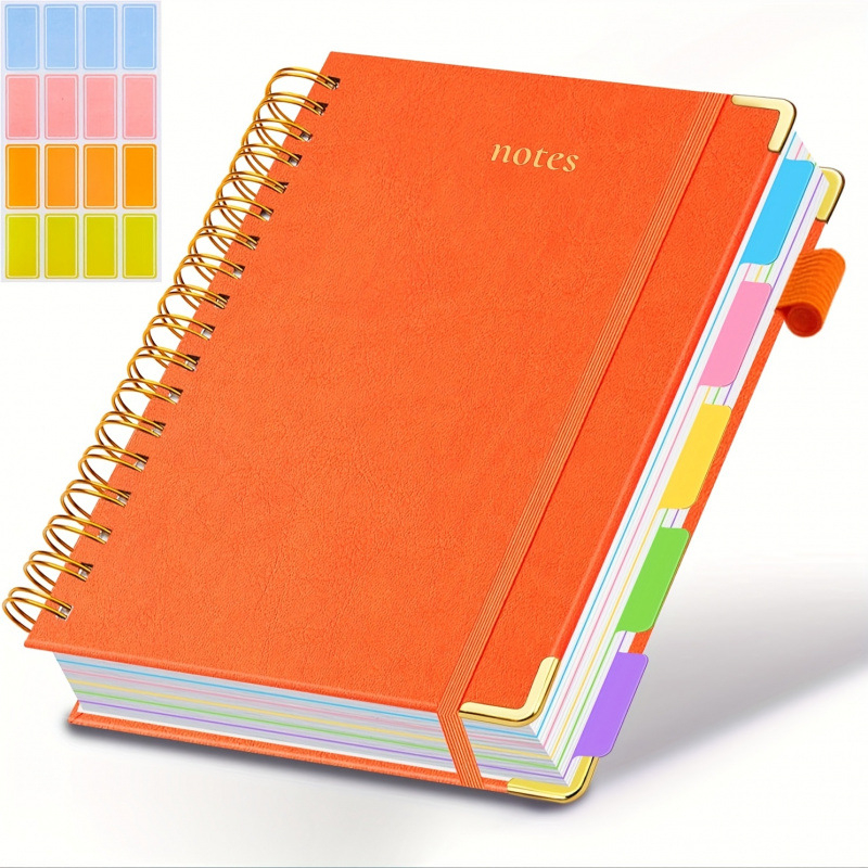 Tvrdý spirálový zošit s papierovými etiketami a Post-it poznámkami, model jd601101150461139; Materiál: papier; Prispôsobenie: Áno; Cezhraničný export exkluzívny dodávateľ: Áno
