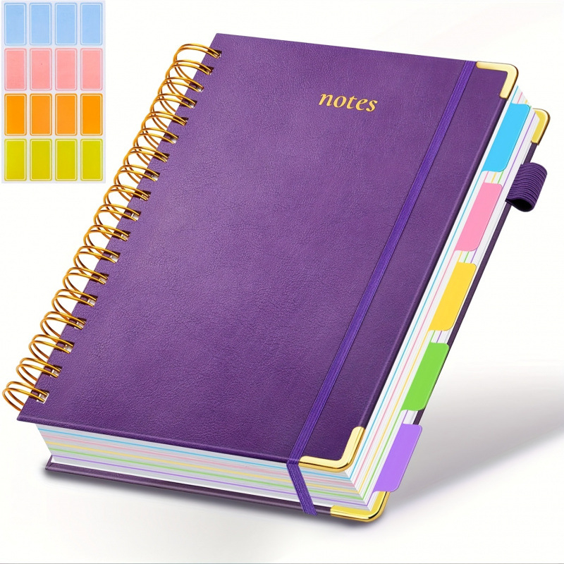 Tvrdý spirálový zošit s papierovými etiketami a Post-it poznámkami, model jd601101150461139; Materiál: papier; Prispôsobenie: Áno; Cezhraničný export exkluzívny dodávateľ: Áno