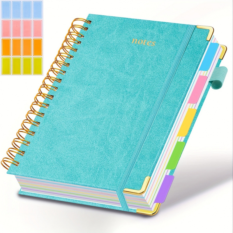 Tvrdý spirálový zošit s papierovými etiketami a Post-it poznámkami, model jd601101150461139; Materiál: papier; Prispôsobenie: Áno; Cezhraničný export exkluzívny dodávateľ: Áno