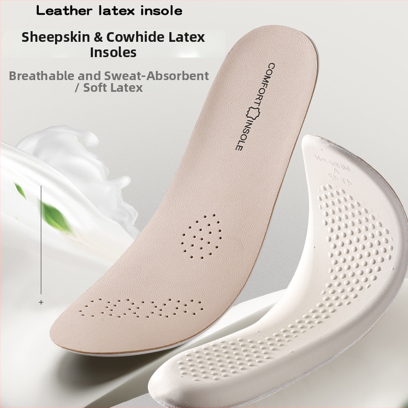 Kožená latexová vložka do topánok, absorbuje potenie a priedušná, celá vložka pre topánky, pre bot, pracovné topánky, značky Na Dong, model 5075-1