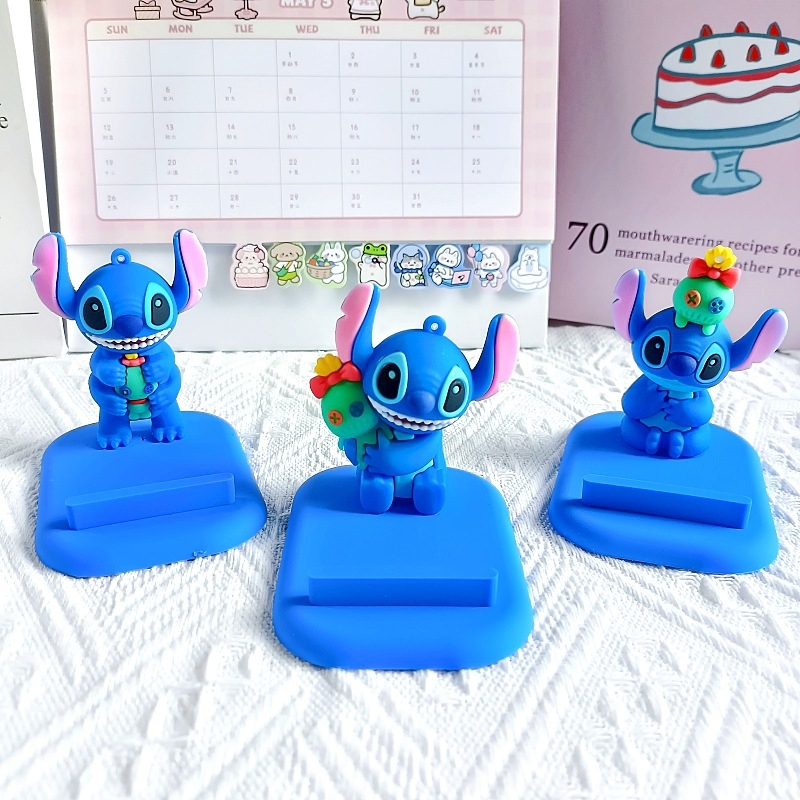 Suport de birou pentru telefon Stitch Series – stil desen animat, material PVC, personalizabil