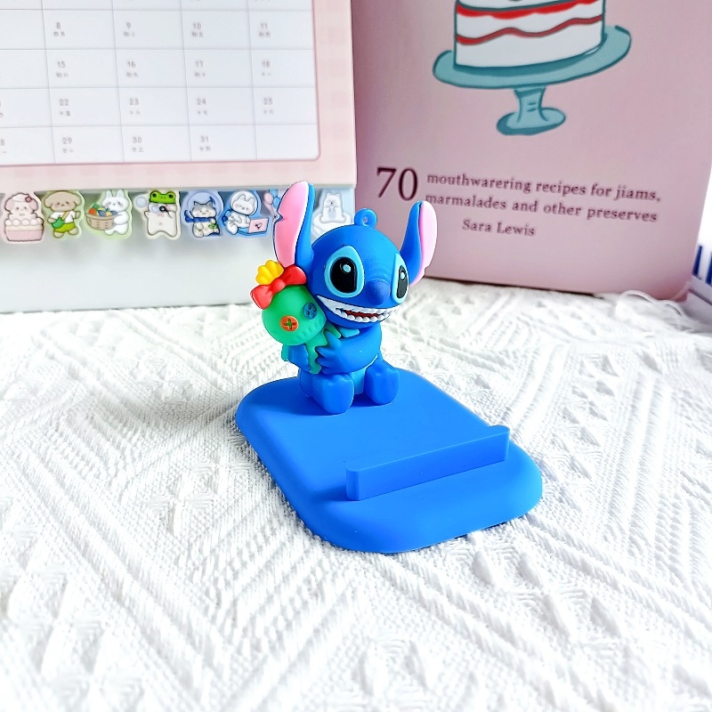Suport de birou pentru telefon Stitch Series – stil desen animat, material PVC, personalizabil