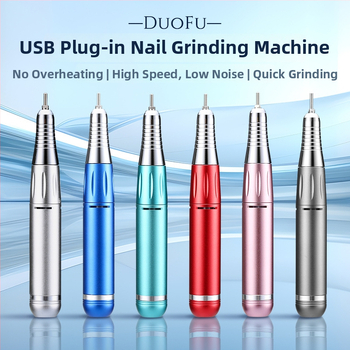 Elektrická fréza na nechty s displejom, USB napájanie, 35000 RPM, DF101 model, Duofu