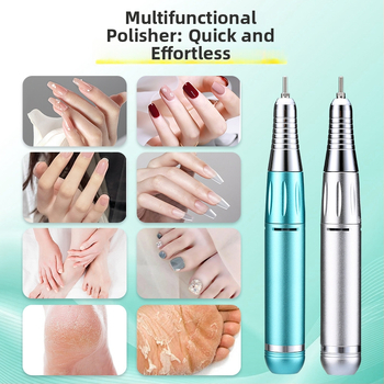 Elektrická fréza na nechty s displejom, USB napájanie, 35000 RPM, DF101 model, Duofu