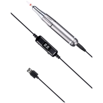 Elektrická fréza na nechty s displejom, USB napájanie, 35000 RPM, DF101 model, Duofu