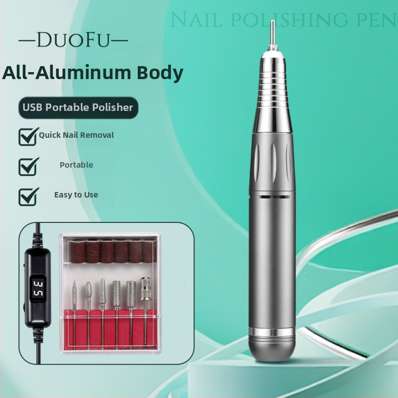 Elektrická fréza na nechty s displejom, USB napájanie, 35000 RPM, DF101 model, Duofu