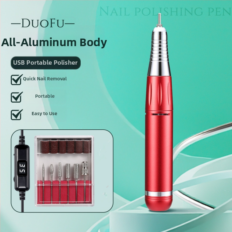 Elektrická fréza na nechty s displejom, USB napájanie, 35000 RPM, DF101 model, Duofu