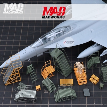 Kovový rebrík na údržbu lietadiel a mobilná pracovná plošina pre modely MT28-32