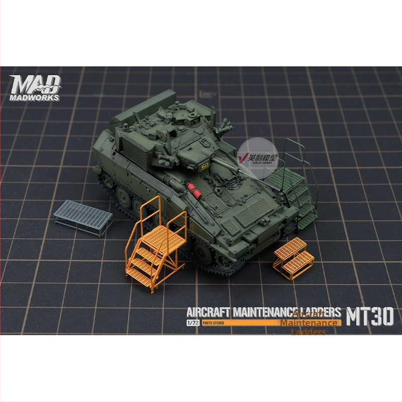 Metalo orlaivių techninės priežiūros laiptai ir mobilioji darbo platforma modeliams MT28-32