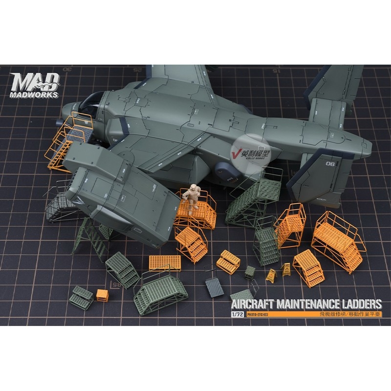 Kovový rebrík na údržbu lietadiel a mobilná pracovná plošina pre modely MT28-32