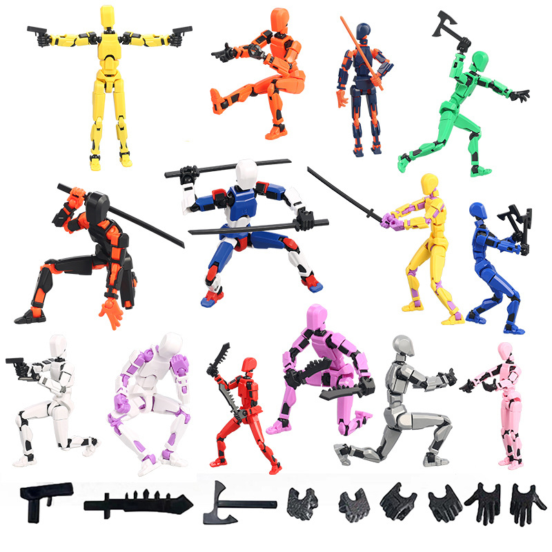 Sada stavebných blokov: 3D pohyblivý kostrový model, 50–100 dielov, z plastu, vhodné pre DIY, vek 7–14 rokov