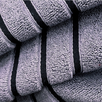 Осемчастен комплект хавлиени кърпи за баня и лице от 100% памук, дебели и меки, общо тегло 1560 g, подходящ за печат на лого и персонализиране за частна марка