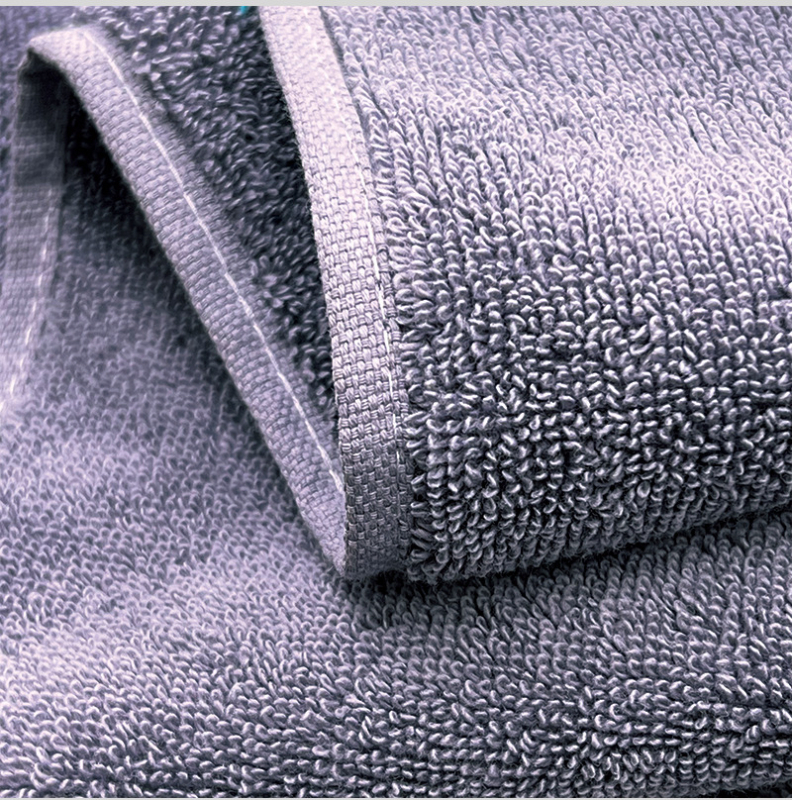 Осемчастен комплект хавлиени кърпи за баня и лице от 100% памук, дебели и меки, общо тегло 1560 g, подходящ за печат на лого и персонализиране за частна марка