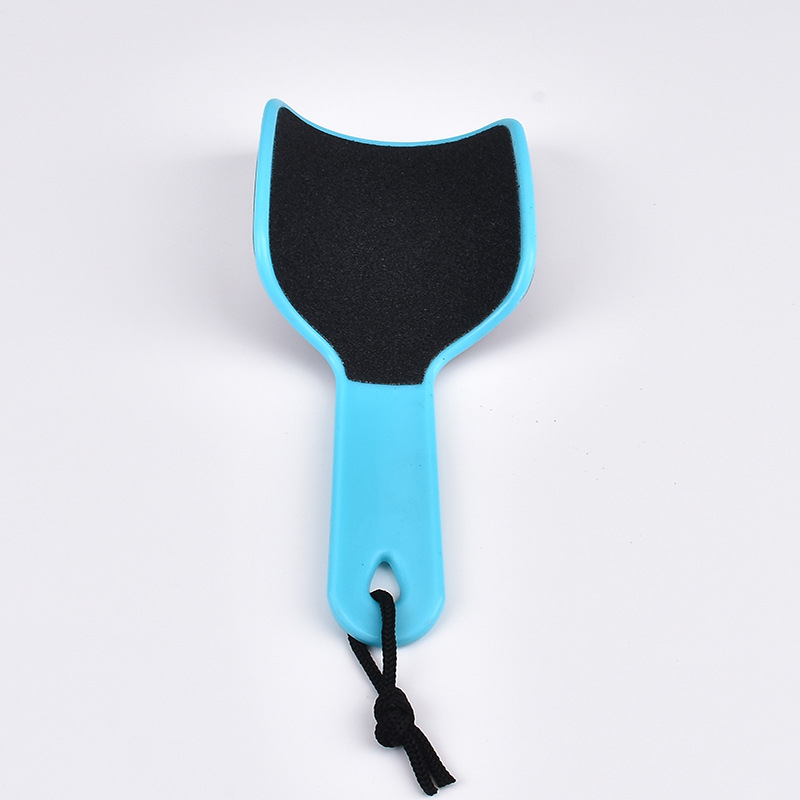 Pedikúrny nástroj – U tvarovaný obojstranný brúsik na nohy, zakrivená doska, PP materiál, oválny tvar, balenie 200