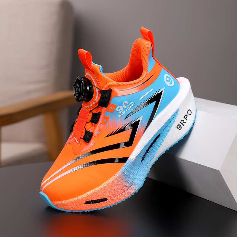 Dječje sportske tenisice s okretanjem kopče, gornji dio od mikrovlakana, gumeni potplat, prozračne i lagane, unisex, proljeće–jesen