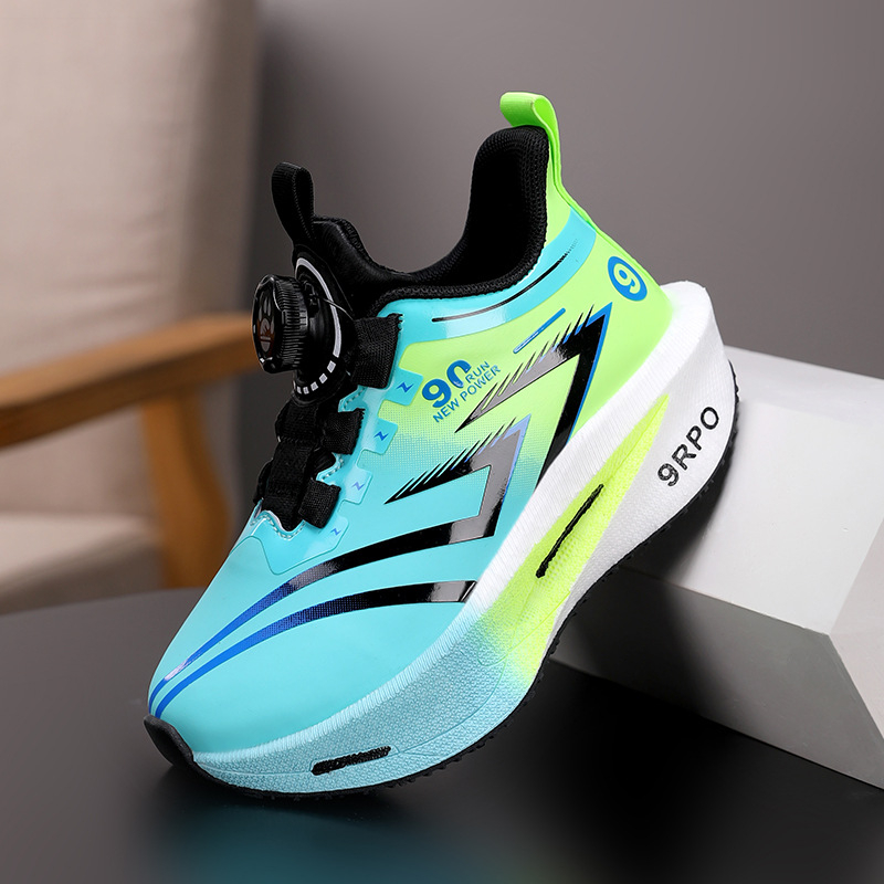 Dječje sportske tenisice s okretanjem kopče, gornji dio od mikrovlakana, gumeni potplat, prozračne i lagane, unisex, proljeće–jesen