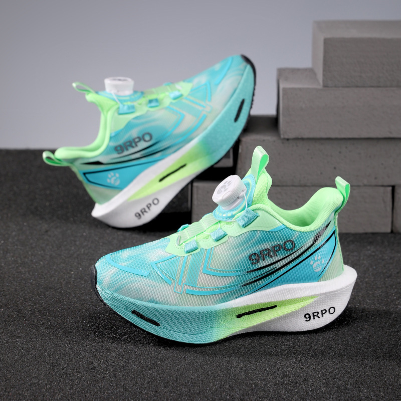 Dječje sportske tenisice s okretanjem kopče, gornji dio od mikrovlakana, gumeni potplat, prozračne i lagane, unisex, proljeće–jesen