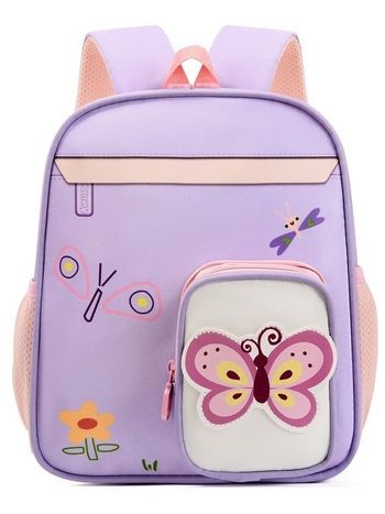 Batoh pre predškolák s animálnym vzorom, Oxford materiál, ramenné popruhy s nafúknutým vankúšom, do školy (Oxford materiál • Animálny vzor • Nafukovací vankúš na ramenné popruhy • Do školy)